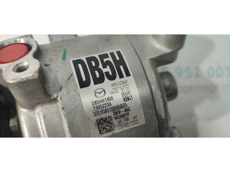 COMPRESOR AIRE ACONDICIONADO T965223A DB5H61450  - imagen 2