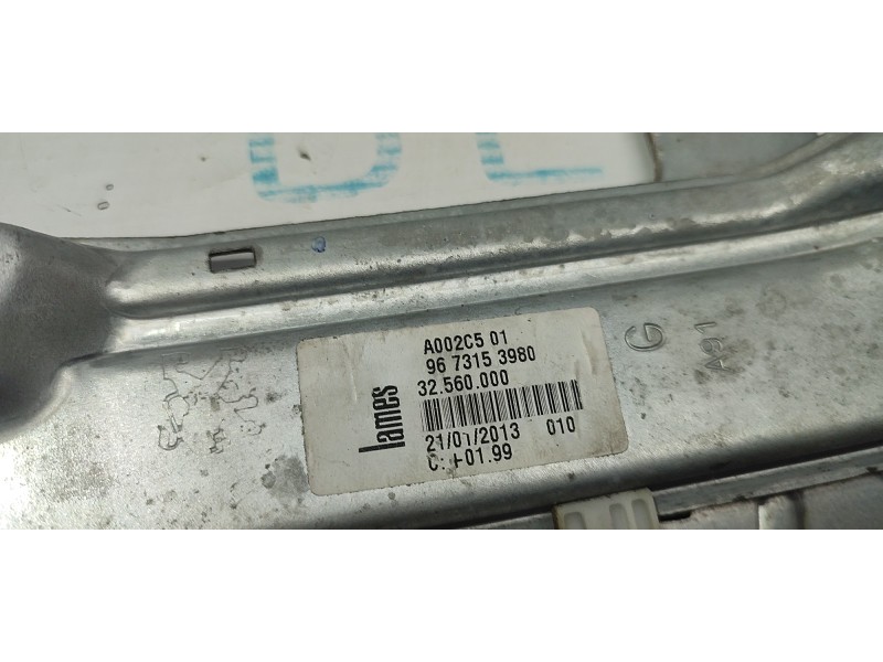 ELEVALUNAS TRASERO IZQUIERDO 9673153980  - imagen 2