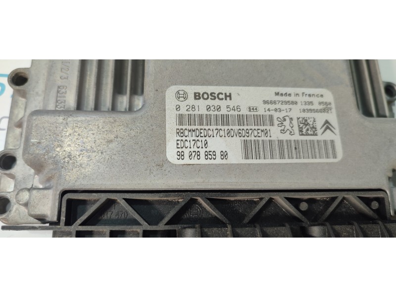 CENTRALITA MOTOR UCE 9807885980 EDC17C10  - imagen 2