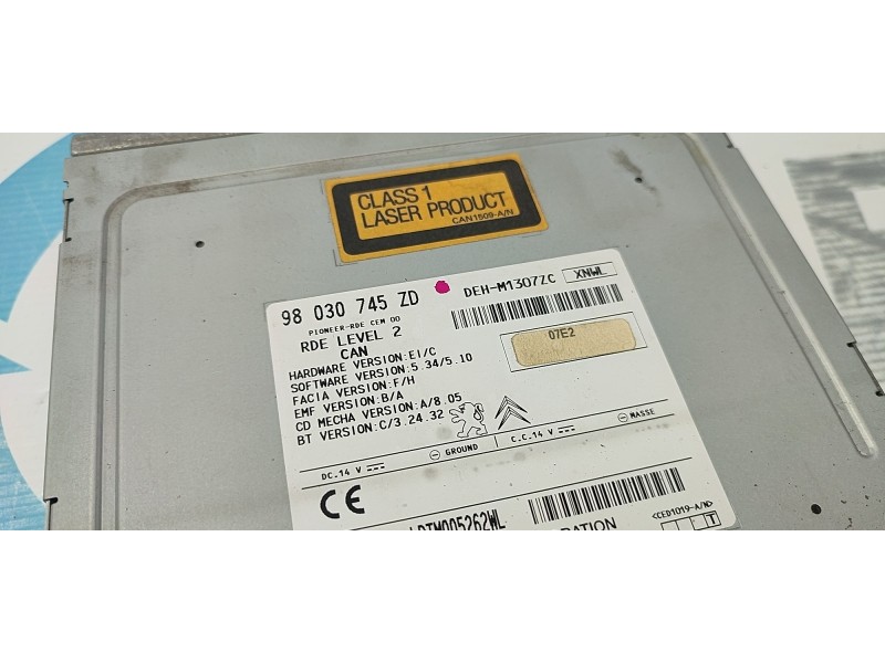 SISTEMA AUDIO / RADIO CD 98030745ZD  - imagen 3