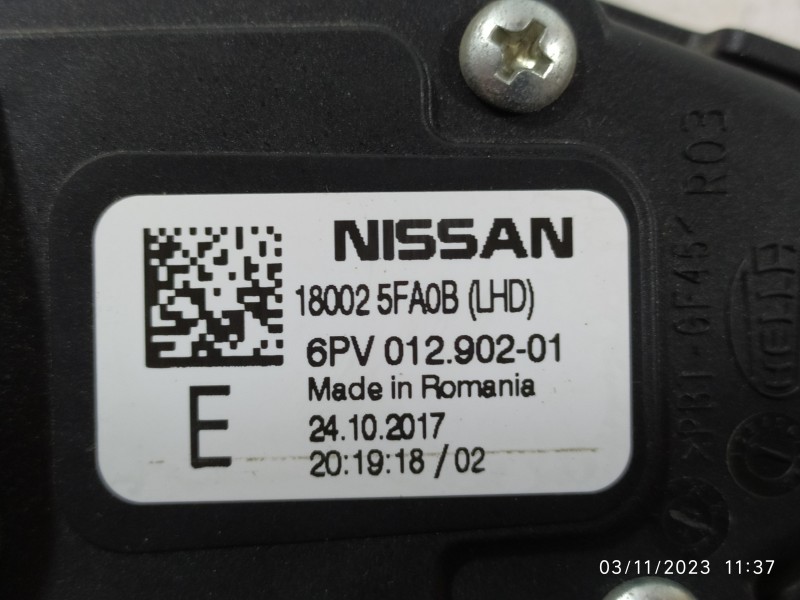 POTENCIOMETRO PEDAL 180025FA0B  - imagen 2