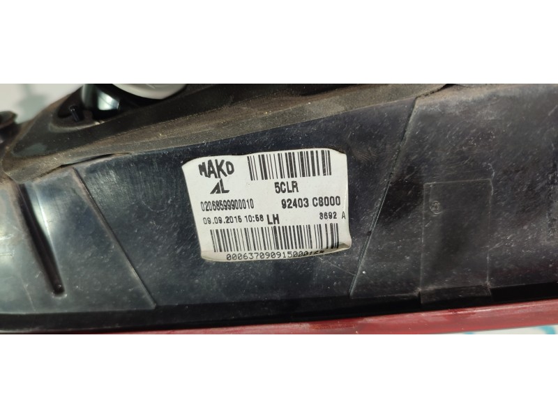 PILOTO TRASERO IZQUIERDO INTERIOR 92403C8000  - imagen 3
