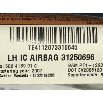 AIRBAG LATERAL IZQUIERDO 31250696  - miniatura 2