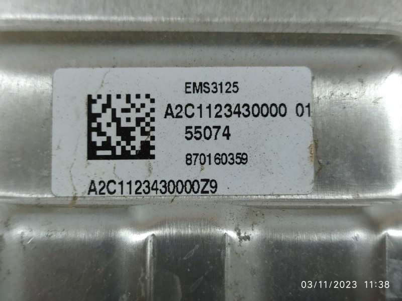 CENTRALITA MOTOR UCE A2C1220270401 EMS3125 870160359 - imagen 3