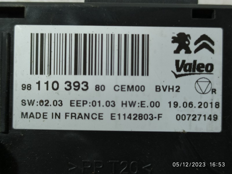 MODULO ELECTRONICO 9811039380  - imagen 2