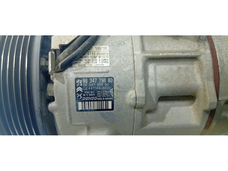 COMPRESOR AIRE ACONDICIONADO 9834779880  - imagen 2