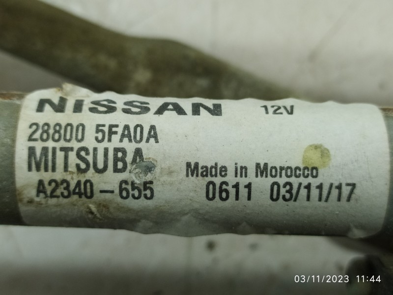 MOTOR LIMPIA DELANTERO 288005FA0A A2340655  - imagen 2