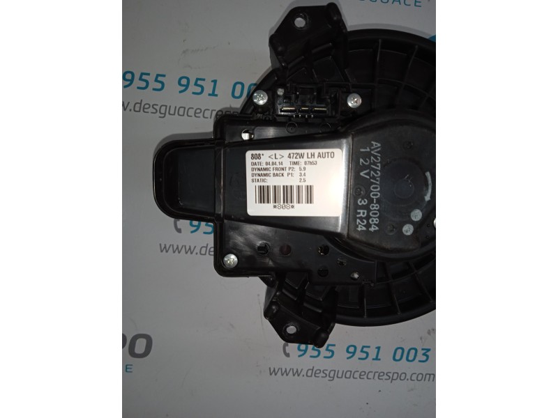 VENTILADOR CALEFACCION AV2727008084  - imagen 4