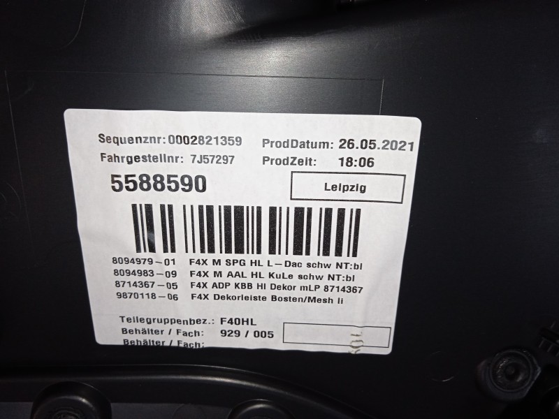 GUARNECIDO PUERTA TRASERA IZQUIERDA  - imagen 3