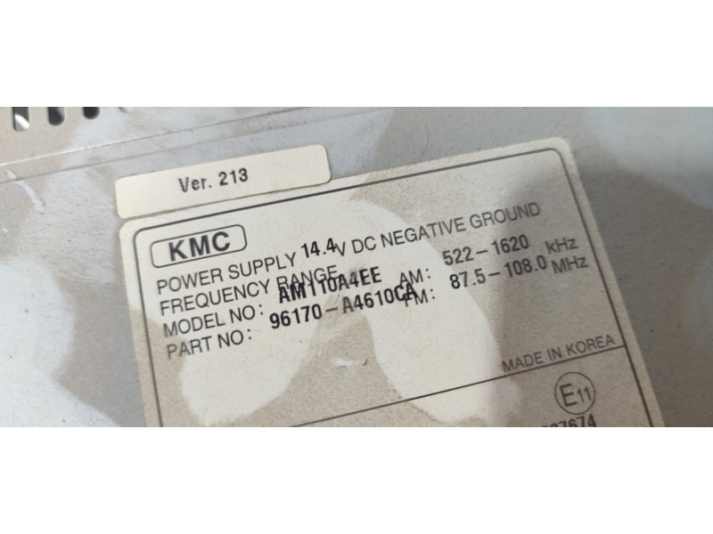 SISTEMA AUDIO / RADIO CD 96170A4610CA  - imagen 2