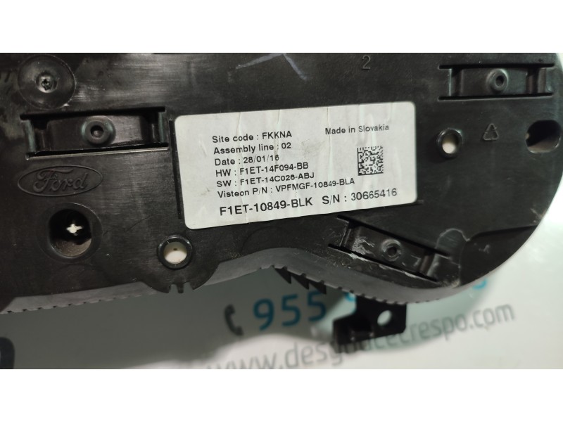 CUADRO INSTRUMENTOS F1ET10849BLK F1ET14F094BB F1ET14C026ABJ - imagen 3