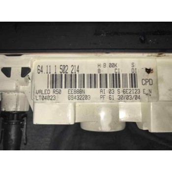 MANDO CALEFACCION / AIRE ACONDICIONADO 64111502214  - miniatura 2