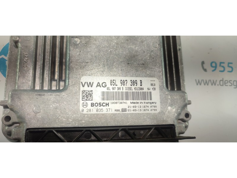 CENTRALITA MOTOR UCE 05L907309B  - imagen 2