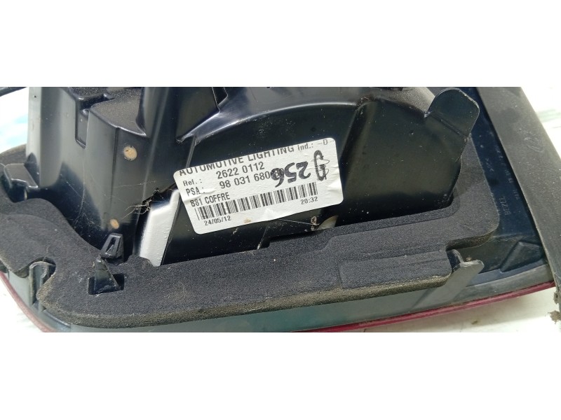 PILOTO TRASERO IZQUIERDO INTERIOR 9803168080  - imagen 2