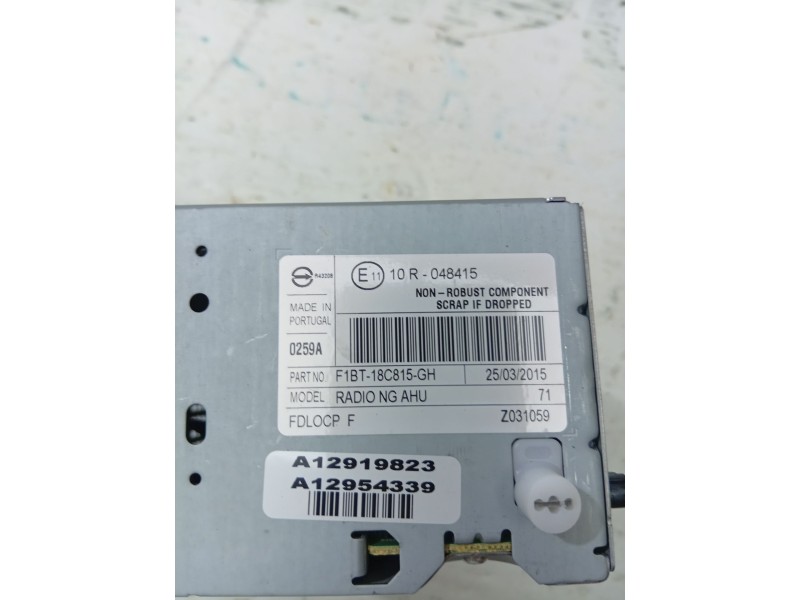 SISTEMA AUDIO / RADIO CD F1BT-18C815-GH  - imagen 4