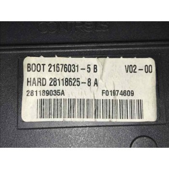 CAJA RELES / FUSIBLES 281189035A 