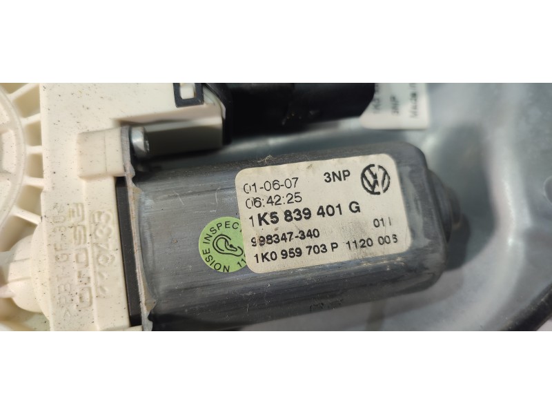 ELEVALUNAS TRASERO IZQUIERDO 1K5839461  - imagen 2