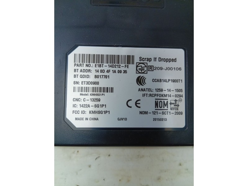 MODULO ELECTRONICO E1BT-14D212-FE  - imagen 2