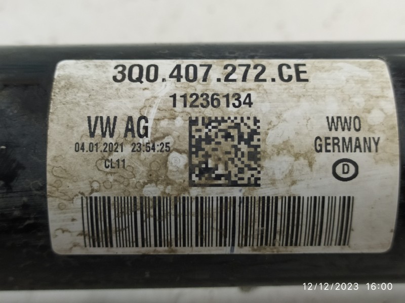 TRANSMISION DELANTERA DERECHA 3Q0407272CE  - imagen 2