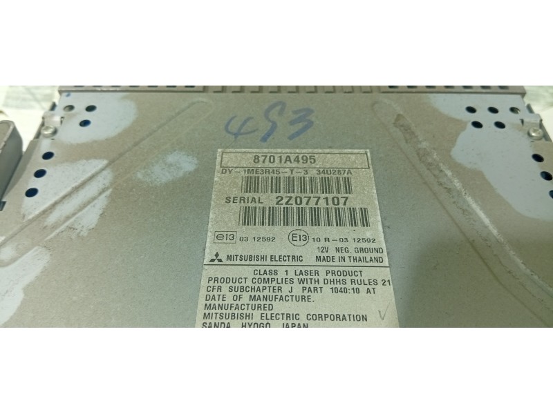 SISTEMA AUDIO / RADIO CD 8701A495  - imagen 2