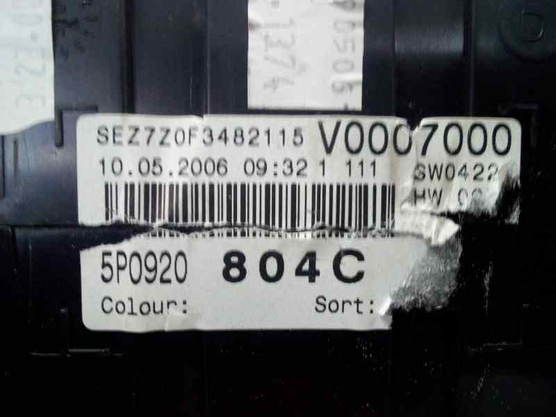 CUADRO INSTRUMENTOS 5P0920804C  - imagen 2