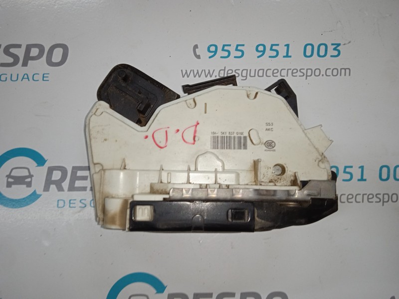 CERRADURA PUERTA DELANTERA DERECHA 5K1837016E  - imagen 1