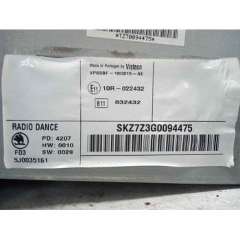 SISTEMA AUDIO / RADIO CD 5J0035161  - miniatura 3