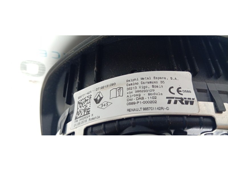 AIRBAG DELANTERO IZQUIERDO 985701142R  - imagen 3