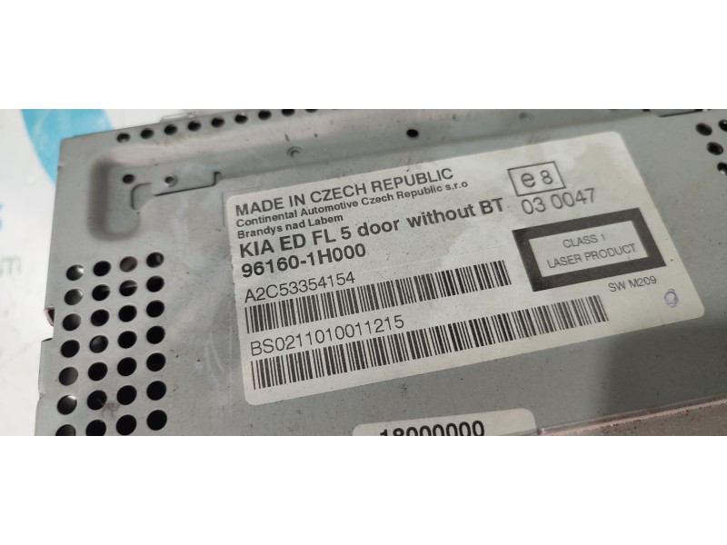 SISTEMA AUDIO / RADIO CD 961601H000  - imagen 2