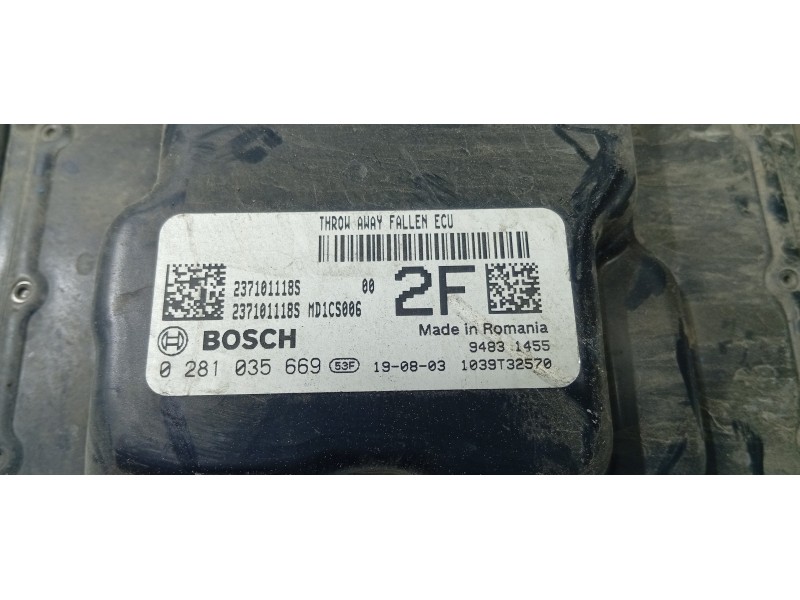 CENTRALITA MOTOR UCE 237101118S  - imagen 2