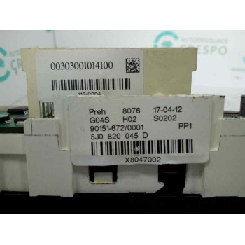 MANDO CALEFACCION / AIRE ACONDICIONADO 5J0820045D  - miniatura 2