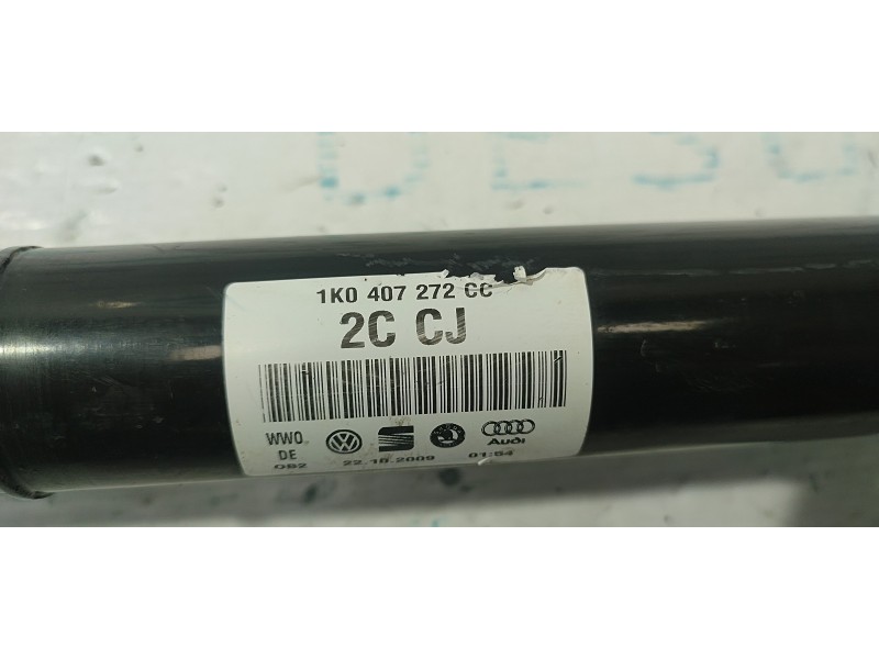 TRANSMISION DELANTERA DERECHA 1K0407272CC  - imagen 2