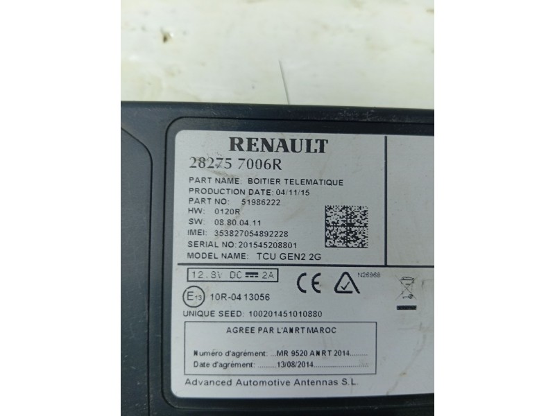 MODULO ELECTRONICO 282757006R 201545208801  - imagen 2