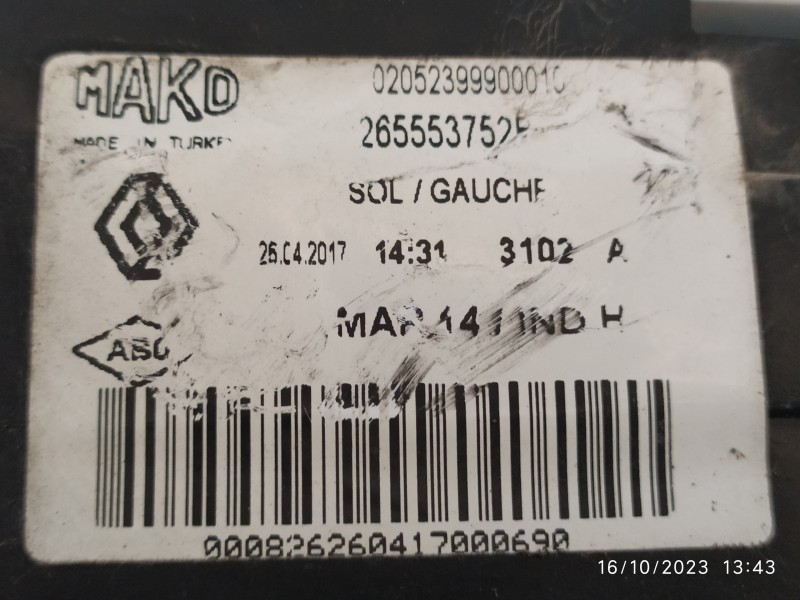 PILOTO TRASERO IZQUIERDO 265553752R  - imagen 3