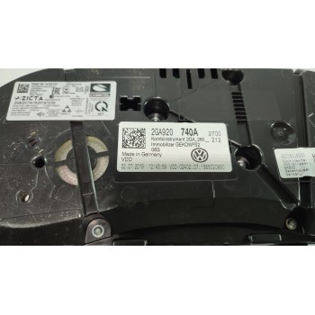 CUADRO INSTRUMENTOS 2GA920740A 2GA260212  - miniatura 2