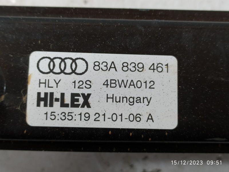 ELEVALUNAS TRASERO IZQUIERDO 83A839461 5Q0959801  - imagen 2