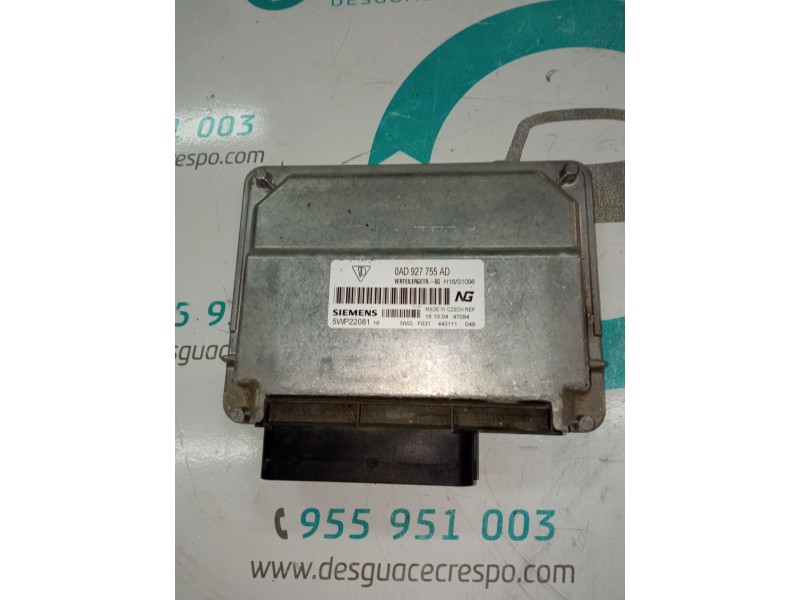 CENTRALITA CAMBIO AUTOMATICO 0AD927755AD  - imagen 2