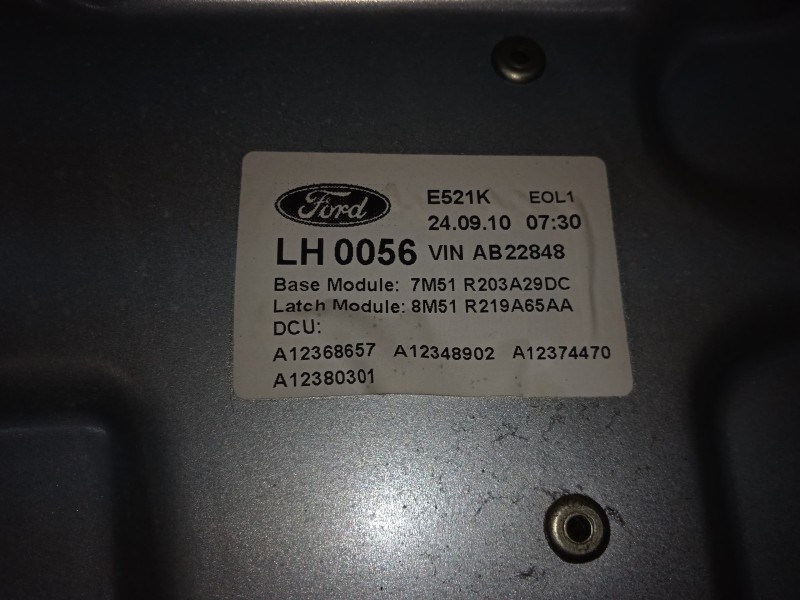 ELEVALUNAS DELANTERO IZQUIERDO 7M51R203A29DC  - imagen 2