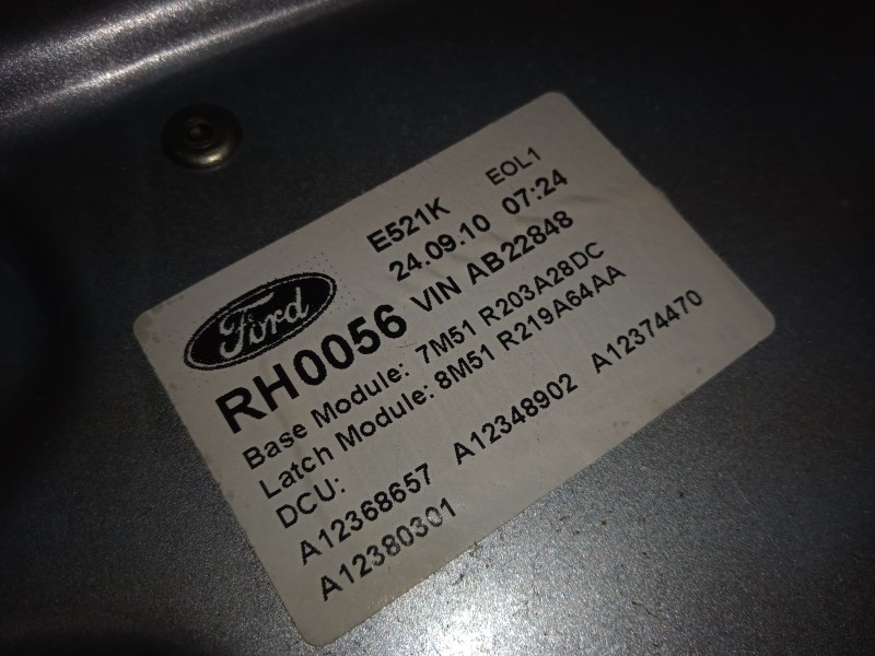 ELEVALUNAS DELANTERO DERECHO 7M51R203A28DC  - imagen 2