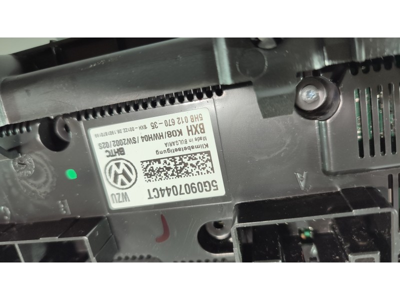 MANDO CALEFACCION / AIRE ACONDICIONADO 5G0907044CT  - imagen 3