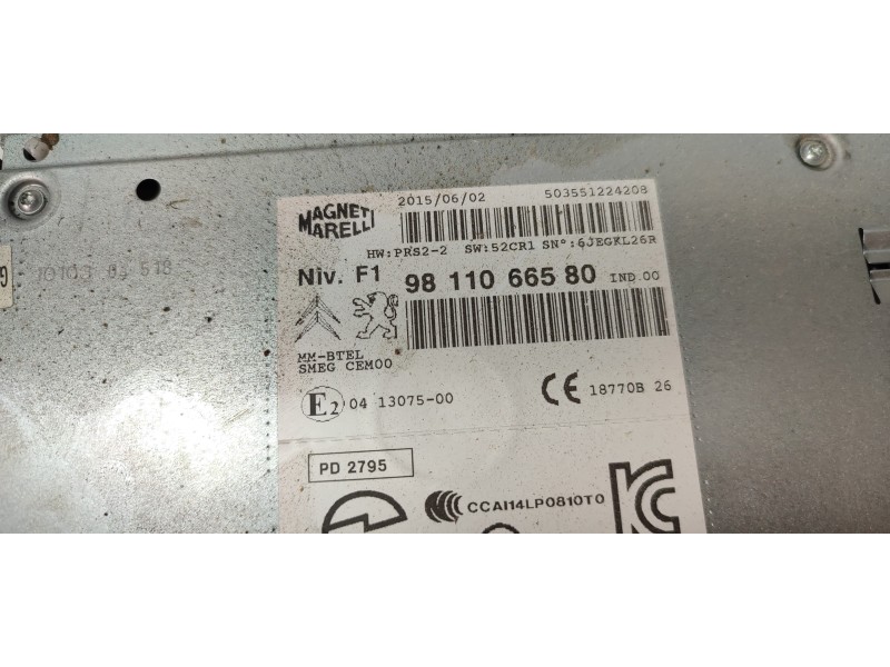 SISTEMA NAVEGACION GPS 9811066580  - imagen 2