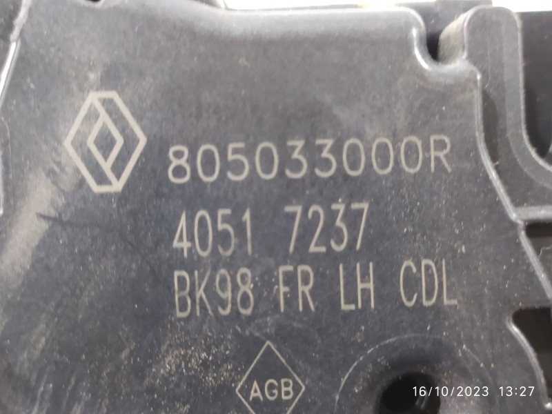 CERRADURA PUERTA DELANTERA IZQUIERDA 805033000R  - imagen 3