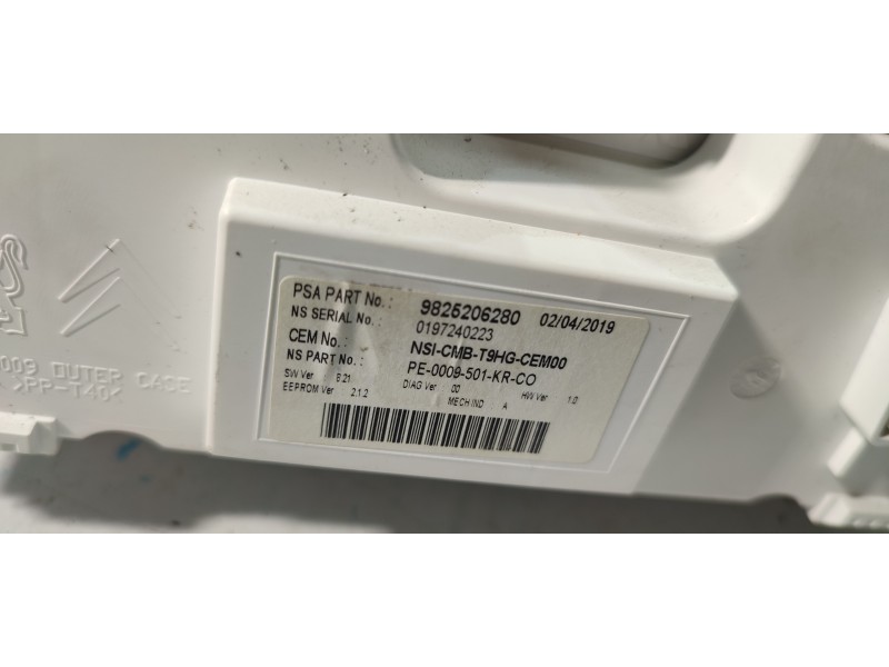 CUADRO INSTRUMENTOS 9825206280  - imagen 2