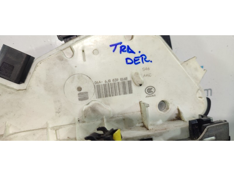 CERRADURA PUERTA TRASERA DERECHA 6J0839016E  - imagen 3