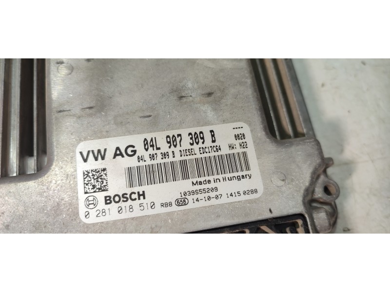 CENTRALITA MOTOR UCE 04L907309B 0281018510  - imagen 2