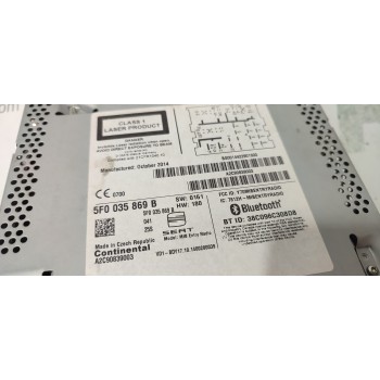 SISTEMA AUDIO / RADIO CD 5F0035869B  - miniatura 2