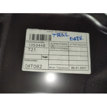 ELEVALUNAS TRASERO DERECHO A1697302235  - miniatura 3