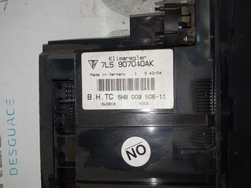 MANDO CLIMATIZADOR 7L5907040AK  - imagen 2