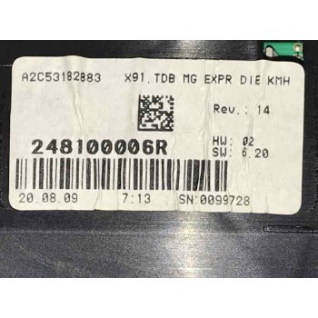 CUADRO INSTRUMENTOS 248100006R  - miniatura 3