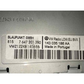 SISTEMA AUDIO / RADIO CD 1K0035186AA  - miniatura 3